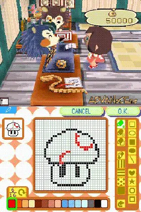 Welcome to Animal Crossing - Wild World - Relay Station (USA) (Demo) (Wi-Fi Kiosk) screen shot game playing